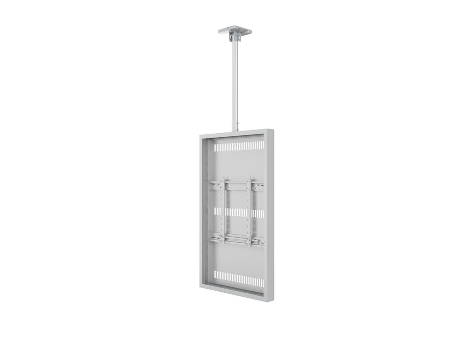Multibrackets M Pro Series Enclosure 55" Ceiling Medium White Signage Display Enclosures Multibrackets