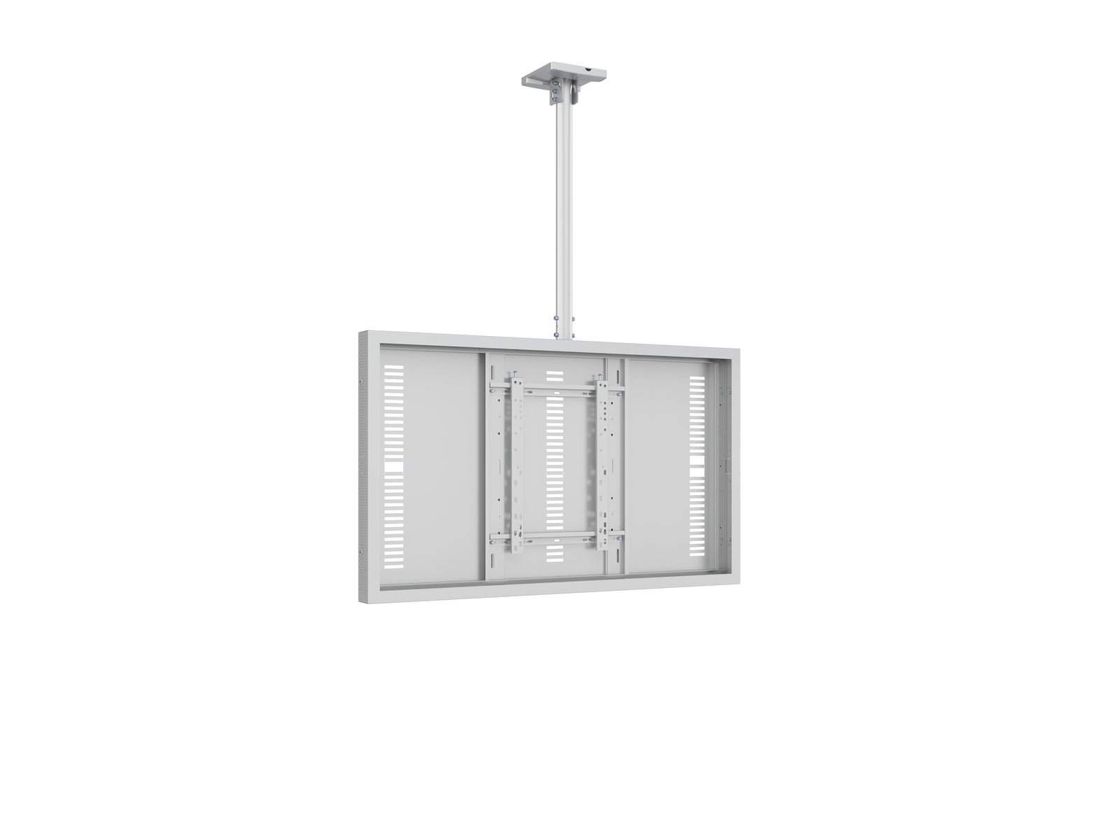 Multibrackets M Pro Series Enclosure 55" Ceiling Medium White Signage Display Enclosures Multibrackets