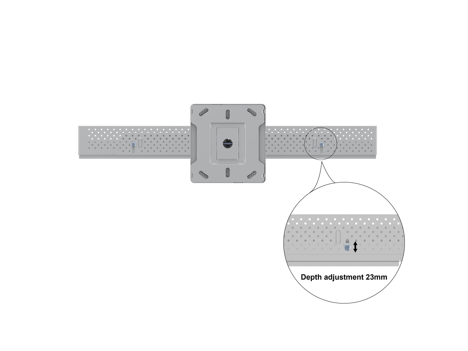 Multibrackets M Pro Series Enclosure 55" Ceiling Medium White Signage Display Enclosures Multibrackets