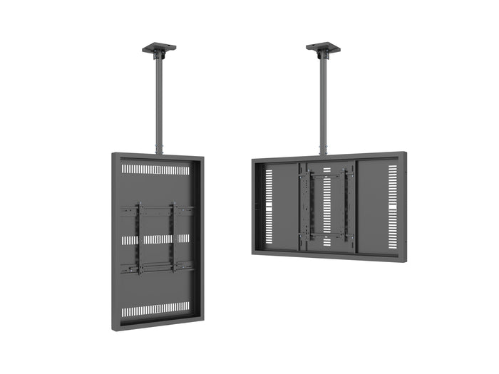 Multibrackets M Pro Series Enclosure 55" Ceiling Medium Black Signage Display Enclosures Multibrackets