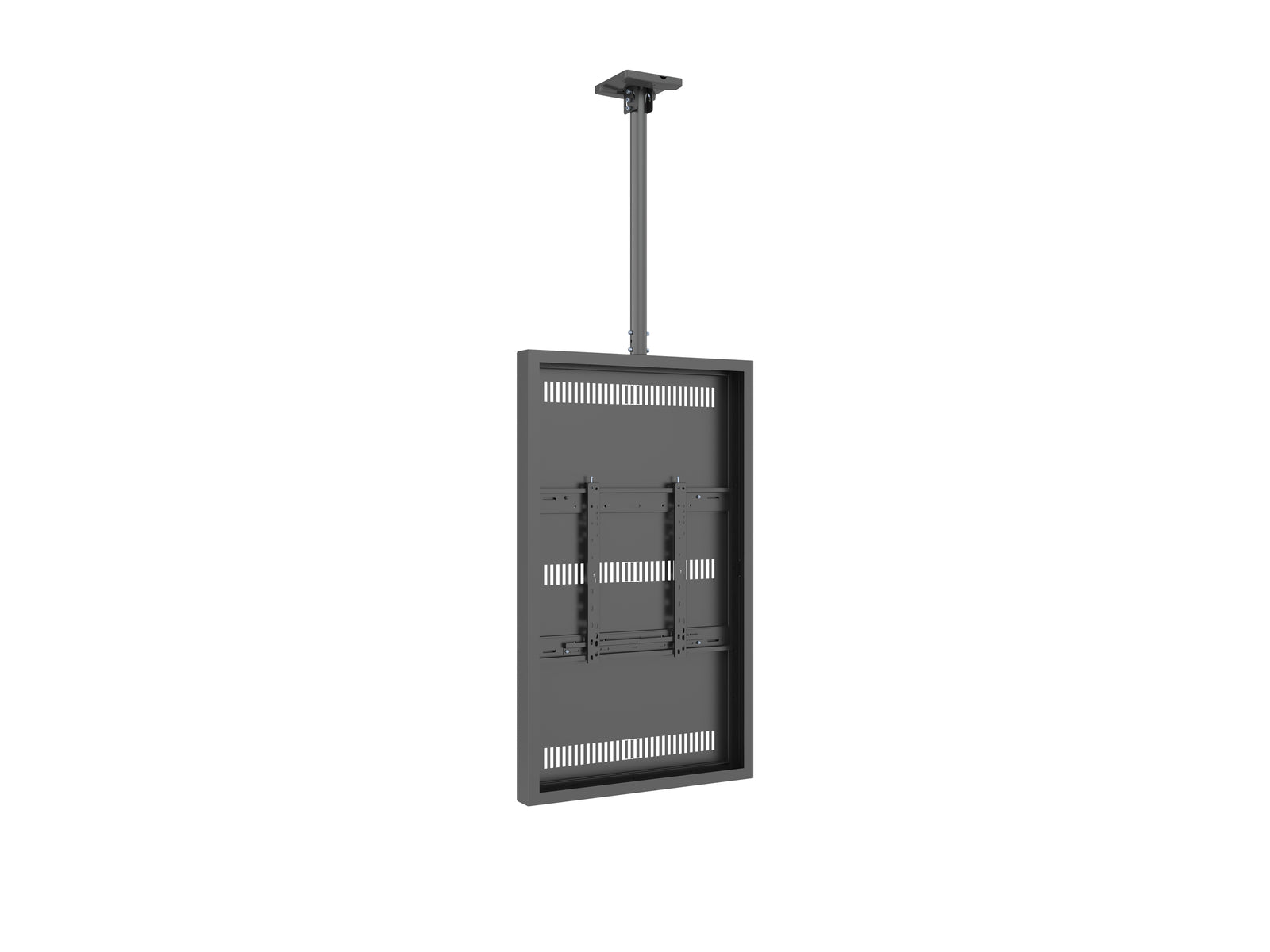 Multibrackets M Pro Series Enclosure 55" Ceiling Medium Black Signage Display Enclosures Multibrackets