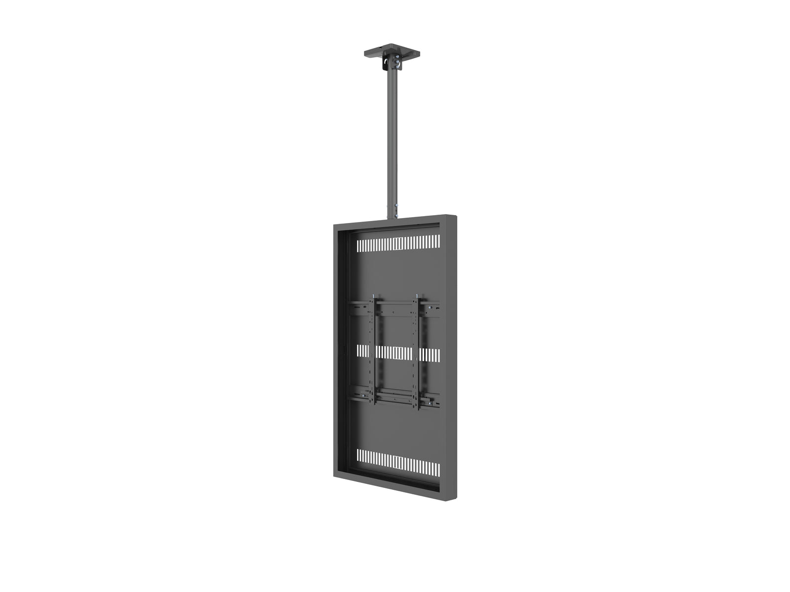 Multibrackets M Pro Series Enclosure 55" Ceiling Medium Black Signage Display Enclosures Multibrackets