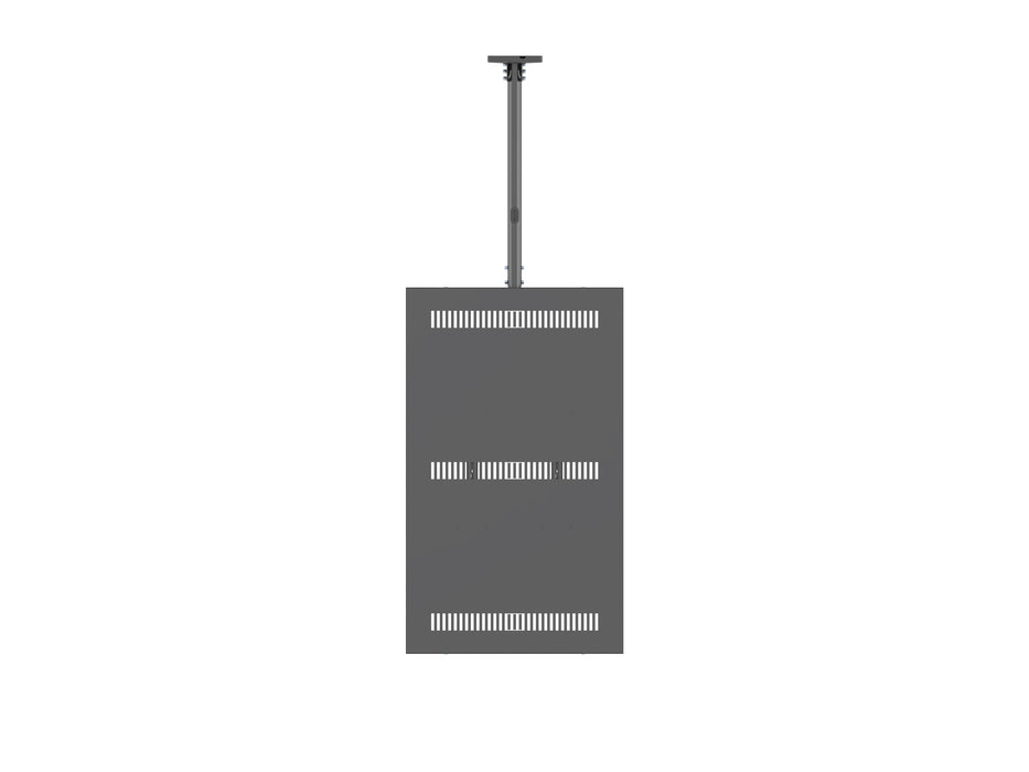 Multibrackets M Pro Series Enclosure 55" Ceiling Medium Black Signage Display Enclosures Multibrackets