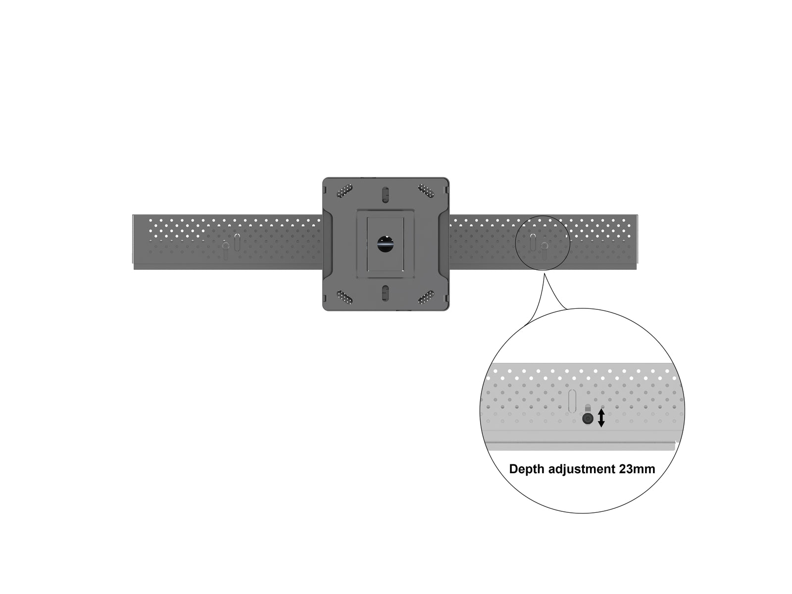 Multibrackets M Pro Series Enclosure 55" Ceiling Medium Black Signage Display Enclosures Multibrackets