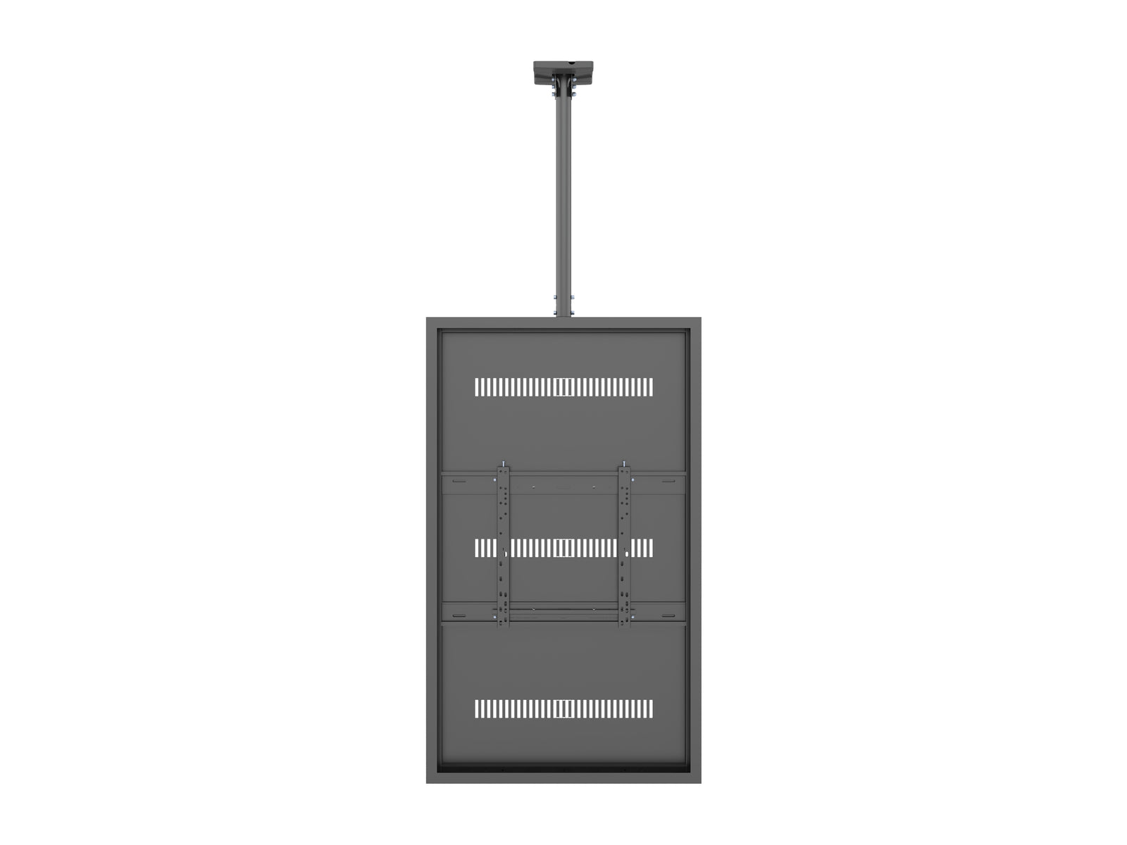 Multibrackets M Pro Series Enclosure 65" Ceiling Medium Black Signage Display Enclosures Multibrackets