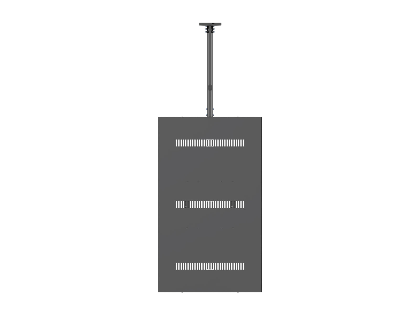 Multibrackets M Pro Series Enclosure 65" Ceiling Medium Black Signage Display Enclosures Multibrackets