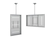 Multibrackets M Pro Series Enclosure 65" Ceiling Medium White Signage Display Enclosures Multibrackets