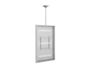 Multibrackets M Pro Series Enclosure 65" Ceiling Medium White Signage Display Enclosures Multibrackets