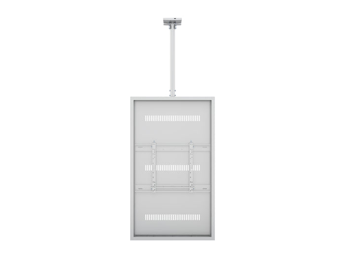 Multibrackets M Pro Series Enclosure 65" Ceiling Medium White Signage Display Enclosures Multibrackets