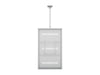 Multibrackets M Pro Series Enclosure 65" Ceiling Medium White Signage Display Enclosures Multibrackets