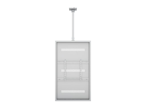 Multibrackets M Pro Series Enclosure 65" Ceiling Medium White Signage Display Enclosures Multibrackets