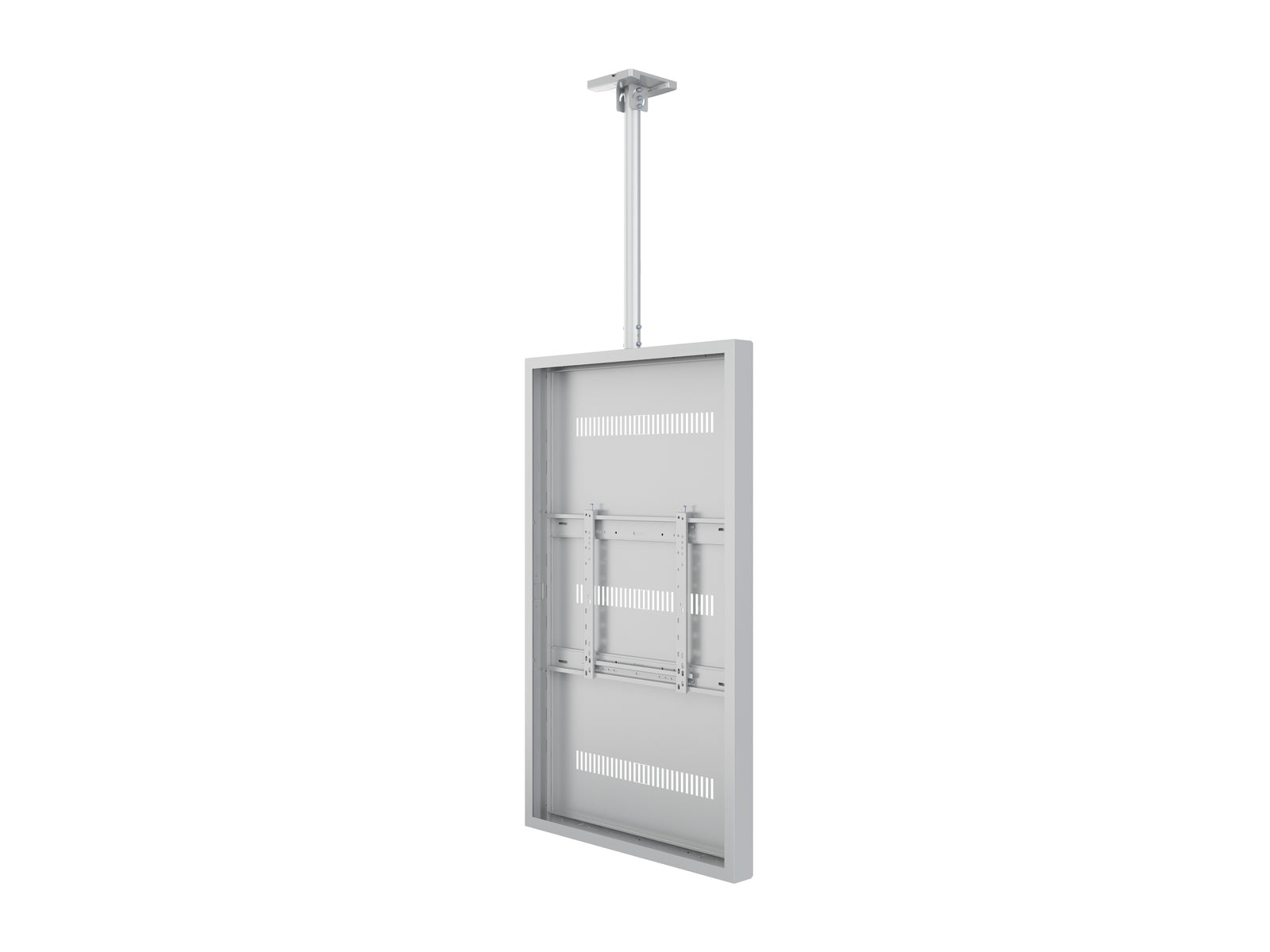 Multibrackets M Pro Series Enclosure 65" Ceiling Medium White Signage Display Enclosures Multibrackets