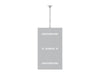 Multibrackets M Pro Series Enclosure 65" Ceiling Medium White Signage Display Enclosures Multibrackets