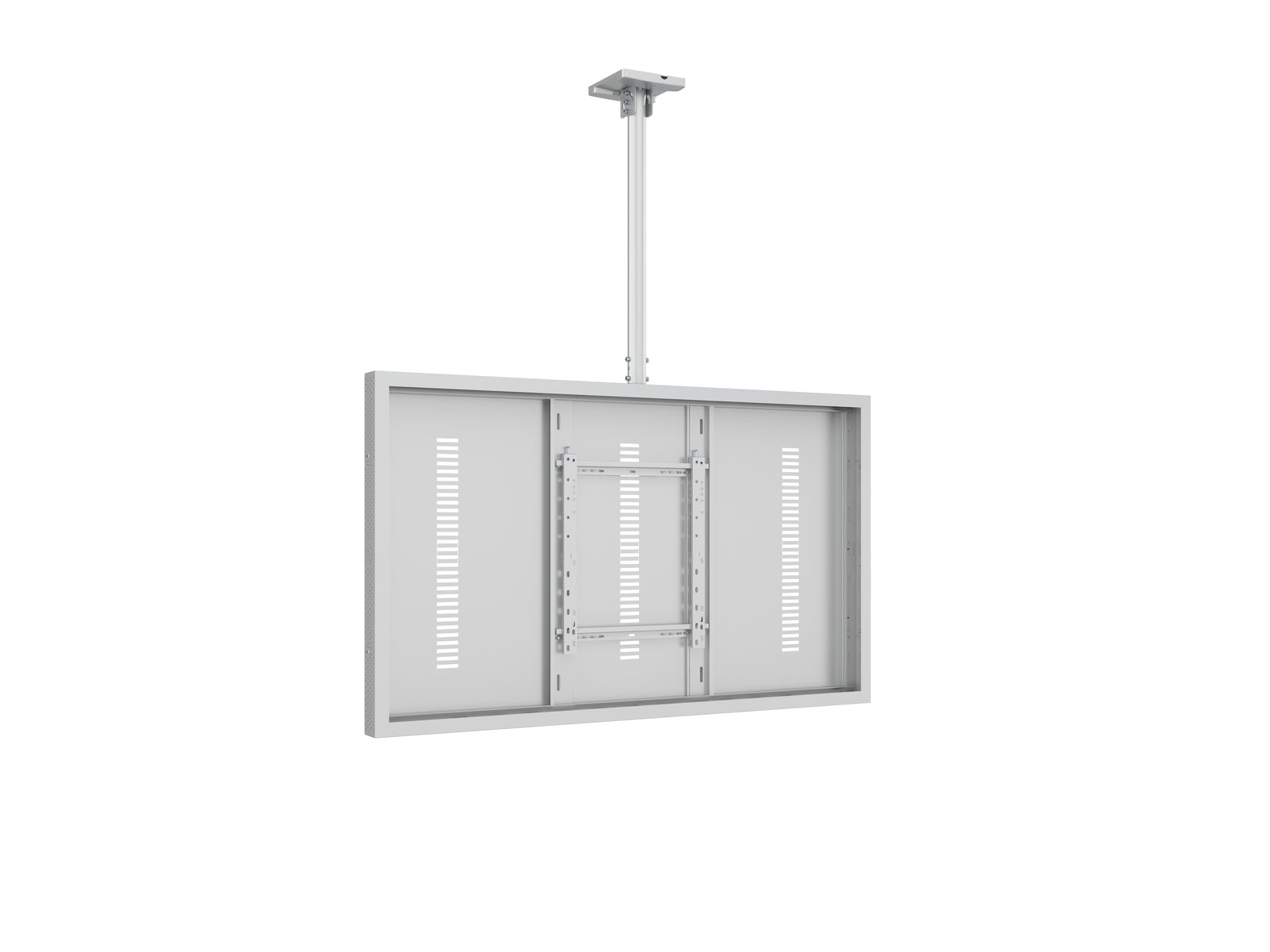 Multibrackets M Pro Series Enclosure 65" Ceiling Medium White Signage Display Enclosures Multibrackets