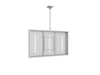 Multibrackets M Pro Series Enclosure 65" Ceiling Medium White Signage Display Enclosures Multibrackets