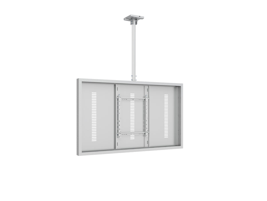 Multibrackets M Pro Series Enclosure 65" Ceiling Medium White Signage Display Enclosures Multibrackets