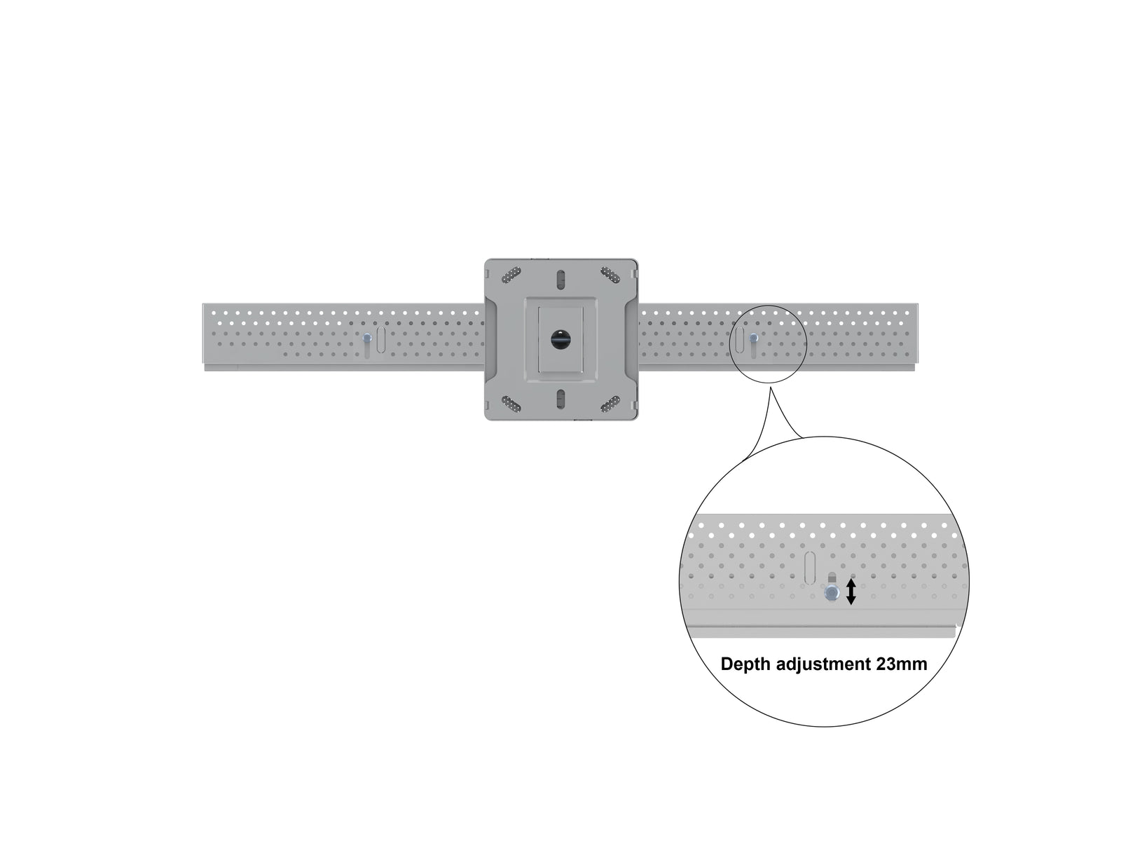 Multibrackets M Pro Series Enclosure 65" Ceiling Medium White Signage Display Enclosures Multibrackets