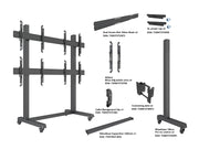 Multibrackets M Pro Series Video Wall Stand 2x2 - (43"-65") Floor Stand Multibrackets