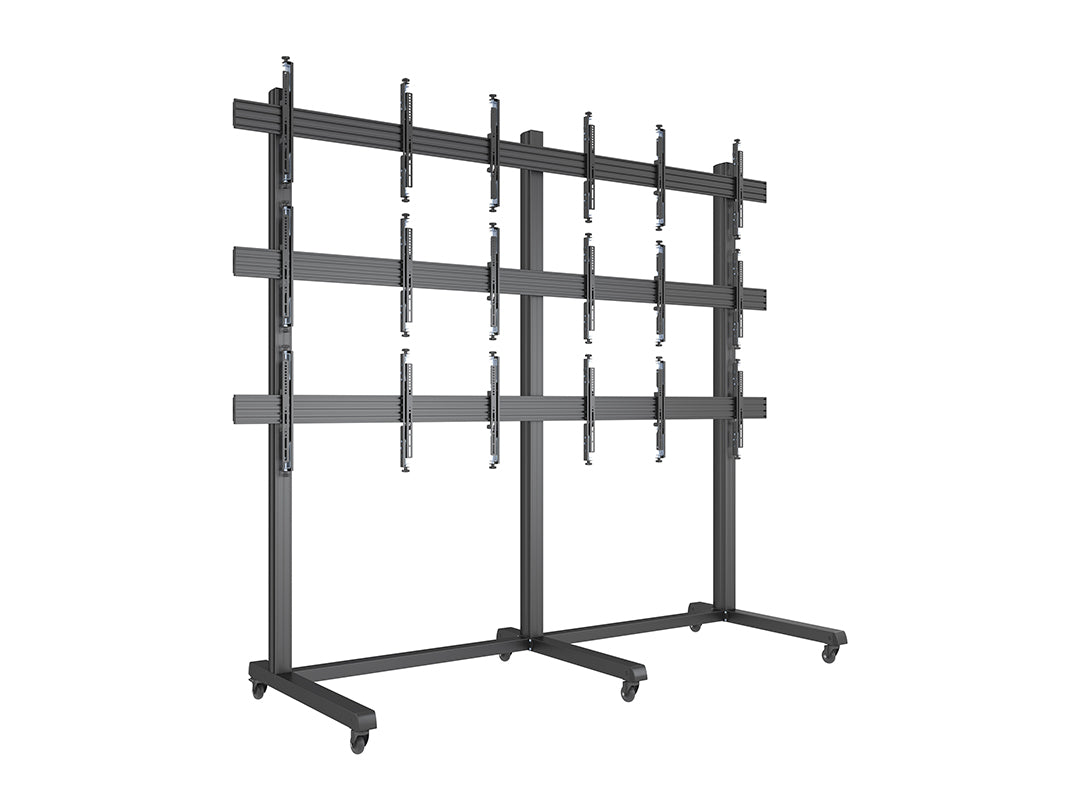 Multibrackets M Pro Series 43" - 65" 3x3 Video Wall Stand | 7350105213373 Floor Stand Multibrackets