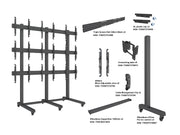 Multibrackets M Pro Series 43" - 65" 3x3 Video Wall Stand | 7350105213373 Floor Stand Multibrackets
