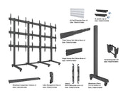 Multibrackets M Pro Series Video Wall Stand 4x3 - (43"-65") Floor Stand Multibrackets