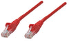 Intellinet Cat5e 1.5m Red CCA U/UTP PVC RJ45 Network Patch Cable | 338394