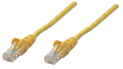 Intellinet Cat5e 1.5m Yellow CCA U/UTP PVC RJ45 Network Patch Cable | 338424 LAN / Ethernet Cable Intellinet