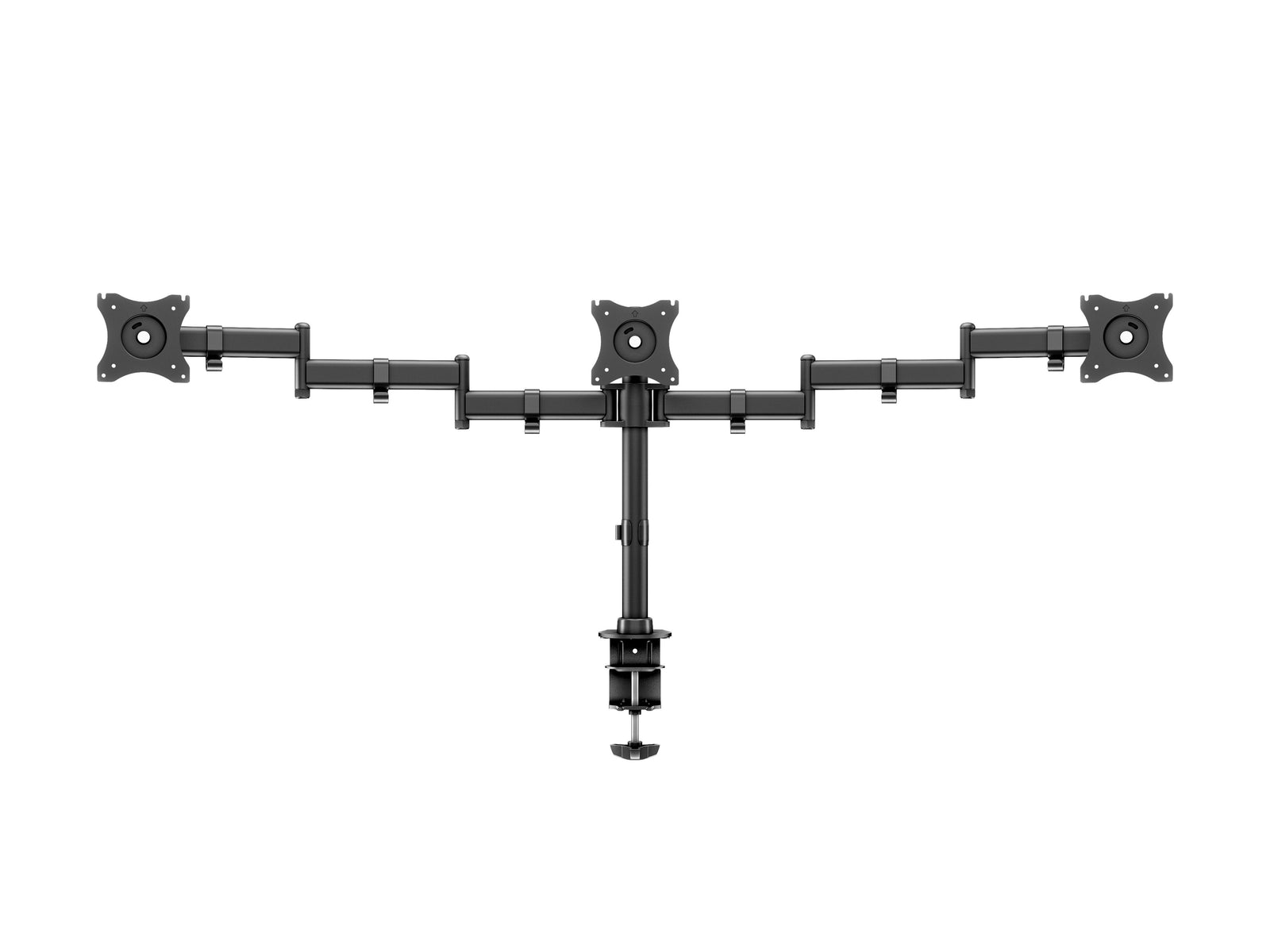 Multibrackets M Deskmount Basic Triple Monitor Desk Mount - 15"-27" Screens Monitor Arm Desk Mount Multibrackets