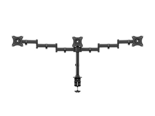 Multibrackets M Deskmount Basic Triple Monitor Desk Mount - 15"-27" Screens Monitor Arm Desk Mount Multibrackets