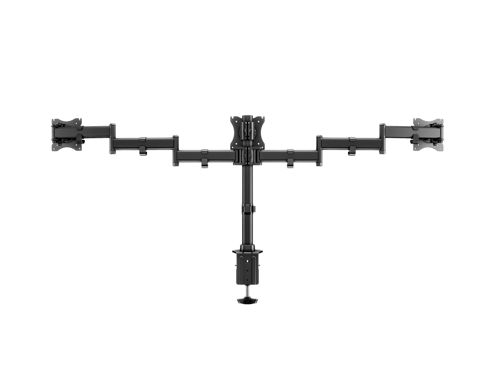 Multibrackets M Deskmount Basic Triple Monitor Desk Mount - 15"-27" Screens Monitor Arm Desk Mount Multibrackets