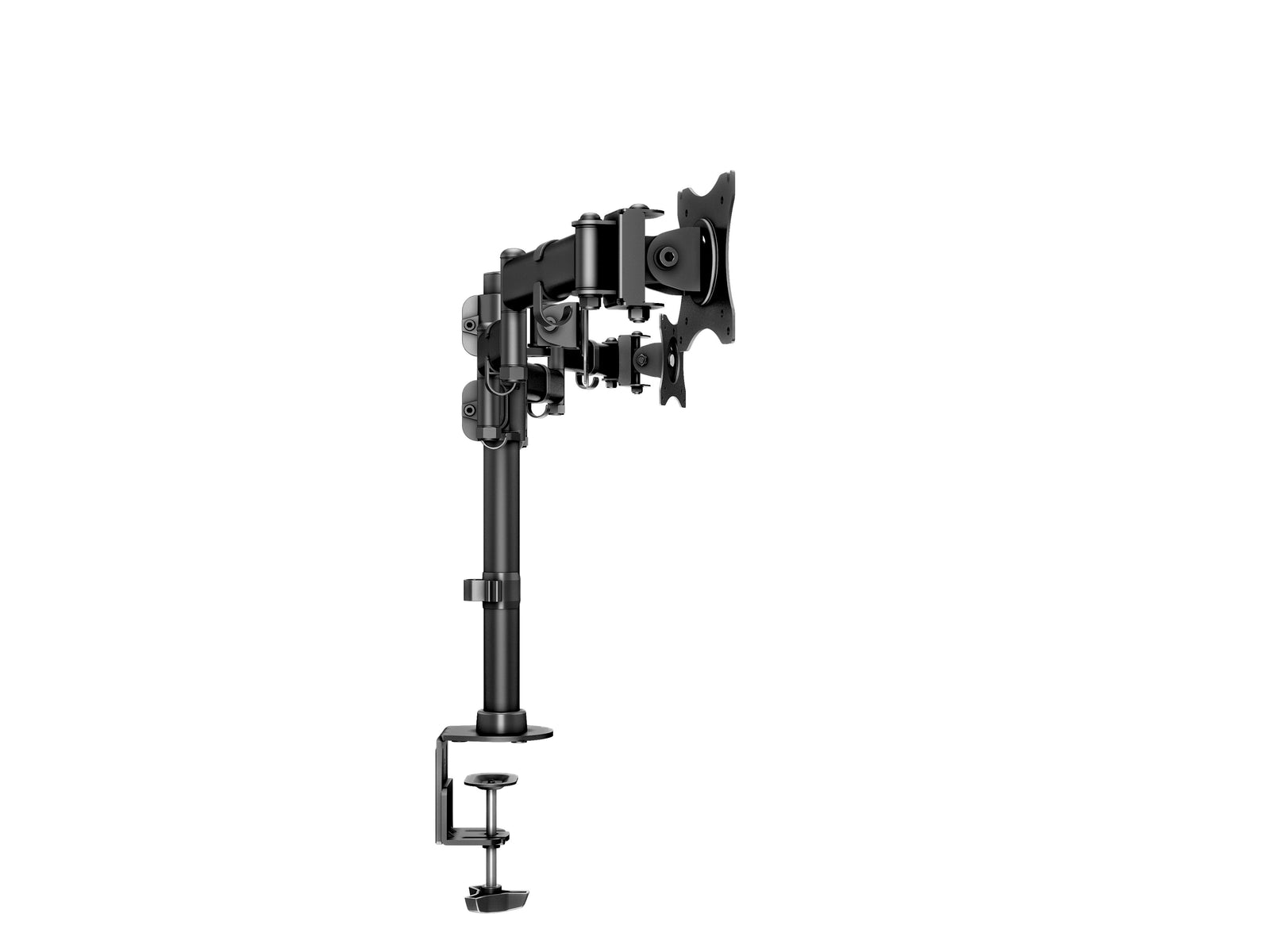 Multibrackets M Deskmount Basic Triple Monitor Desk Mount - 15"-27" Screens Monitor Arm Desk Mount Multibrackets