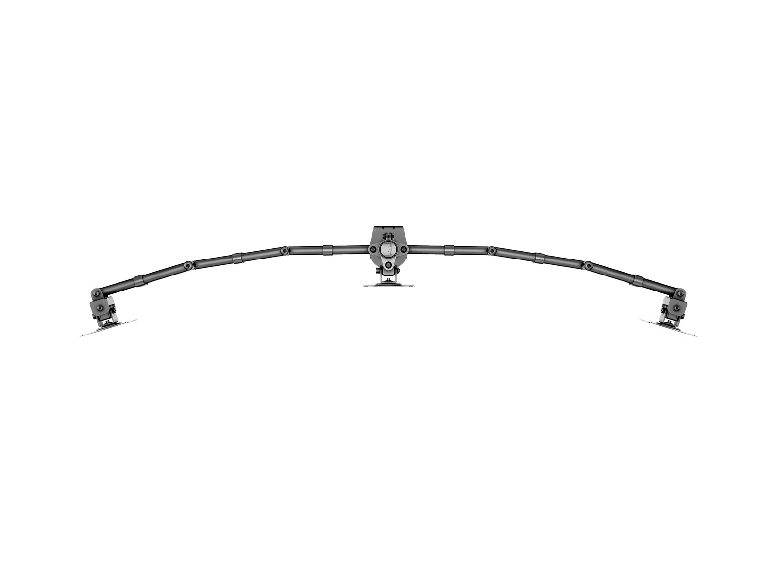 Multibrackets M Deskmount Basic Triple Monitor Desk Mount - 15"-27" Screens Monitor Arm Desk Mount Multibrackets
