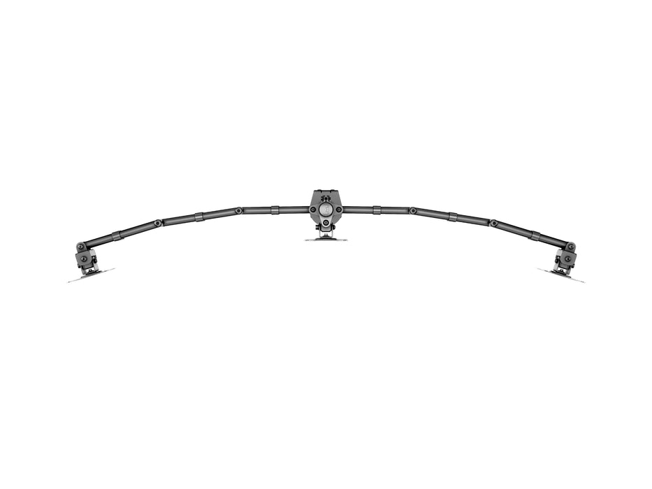 Multibrackets M Deskmount Basic Triple Monitor Desk Mount - 15"-27" Screens Monitor Arm Desk Mount Multibrackets