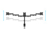 Multibrackets M Deskmount Basic Triple Monitor Desk Mount - 15"-27" Screens Monitor Arm Desk Mount Multibrackets