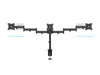 Multibrackets M Deskmount Basic Triple Monitor Desk Mount - 15"-27" Screens Monitor Arm Desk Mount Multibrackets