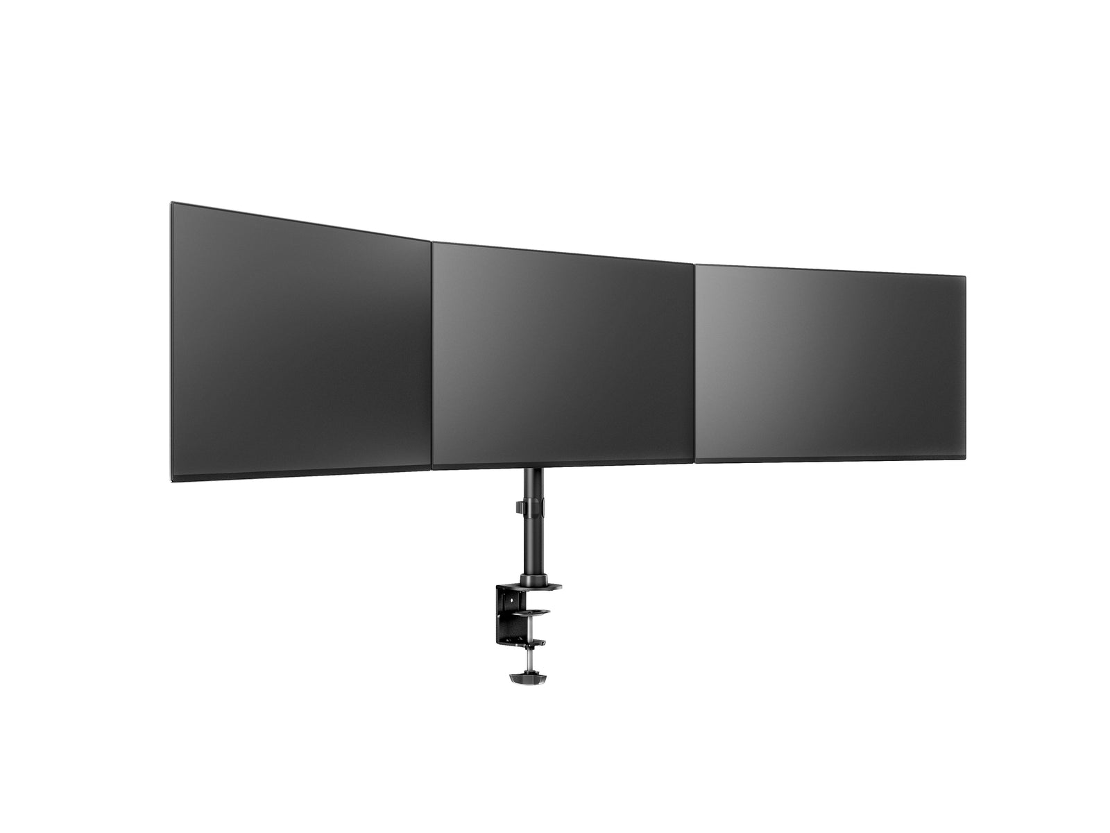 Multibrackets M Deskmount Basic Triple Monitor Desk Mount - 15"-27" Screens Monitor Arm Desk Mount Multibrackets