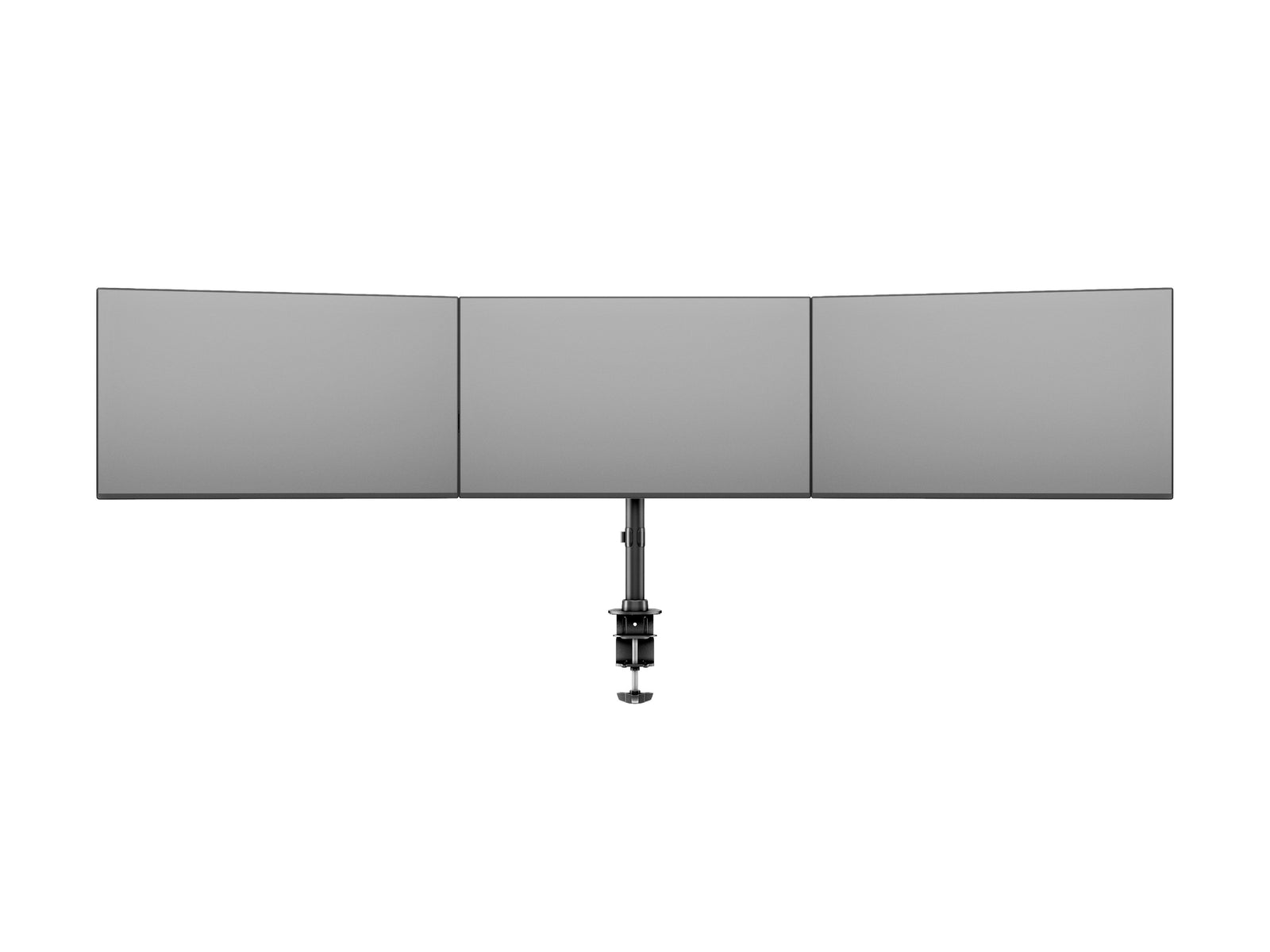 Multibrackets M Deskmount Basic Triple Monitor Desk Mount - 15"-27" Screens Monitor Arm Desk Mount Multibrackets