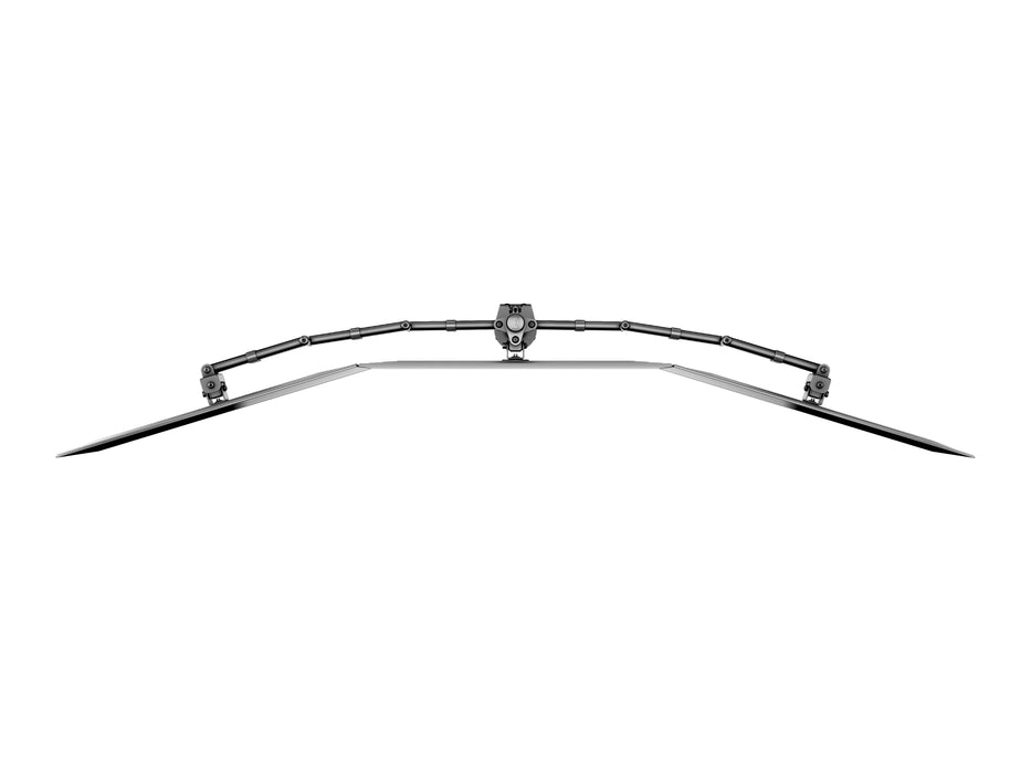 Multibrackets M Deskmount Basic Triple Monitor Desk Mount - 15"-27" Screens Monitor Arm Desk Mount Multibrackets