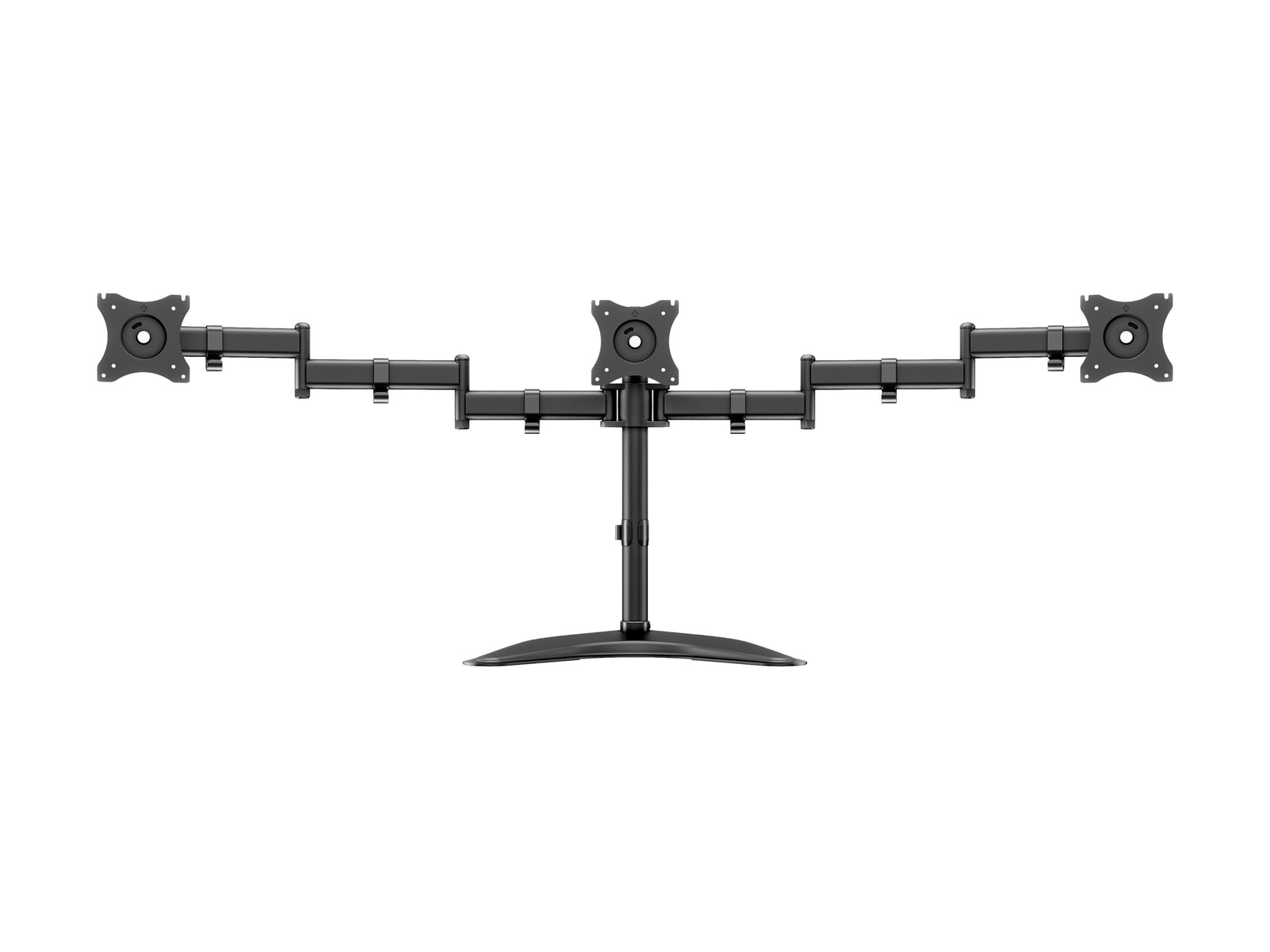 Multibrackets M Deskstand Basic Triple Monitor Desk Mount - 15"-27" Monitors Monitor Arm Desk Mount Multibrackets