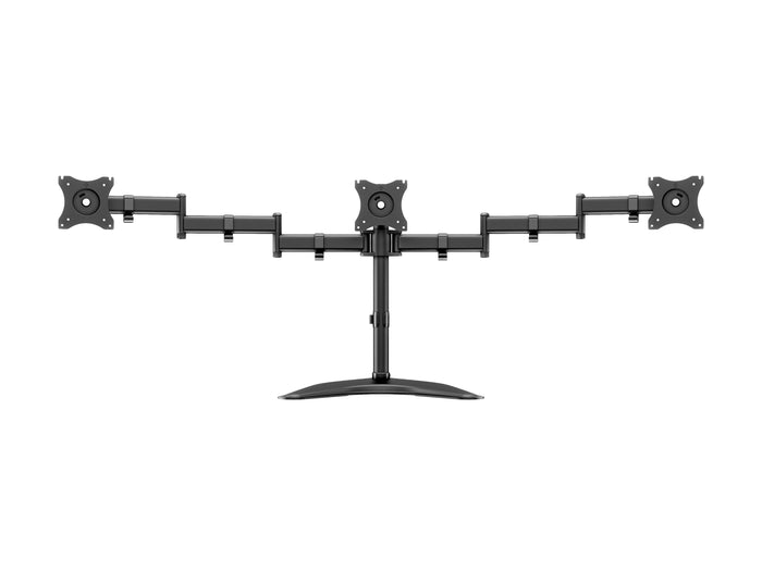Multibrackets M Deskstand Basic Triple Monitor Desk Mount - 15"-27" Monitors Monitor Arm Desk Mount Multibrackets