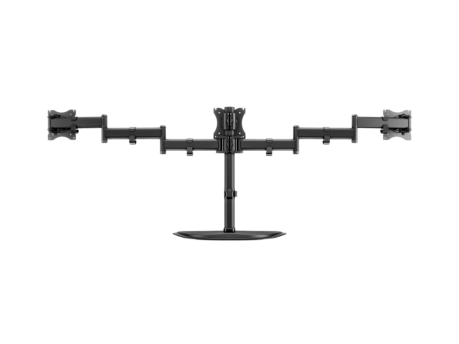 Multibrackets M Deskstand Basic Triple Monitor Desk Mount - 15"-27" Monitors Monitor Arm Desk Mount Multibrackets