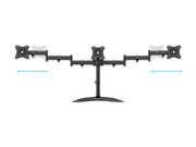 Multibrackets M Deskstand Basic Triple Monitor Desk Mount - 15"-27" Monitors Monitor Arm Desk Mount Multibrackets