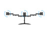 Multibrackets M Deskstand Basic Triple Monitor Desk Mount - 15"-27" Monitors Monitor Arm Desk Mount Multibrackets