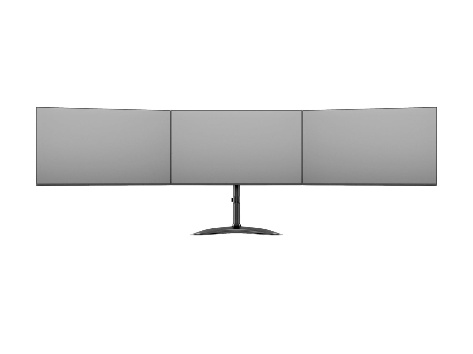 Multibrackets M Deskstand Basic Triple Monitor Desk Mount - 15"-27" Monitors Monitor Arm Desk Mount Multibrackets