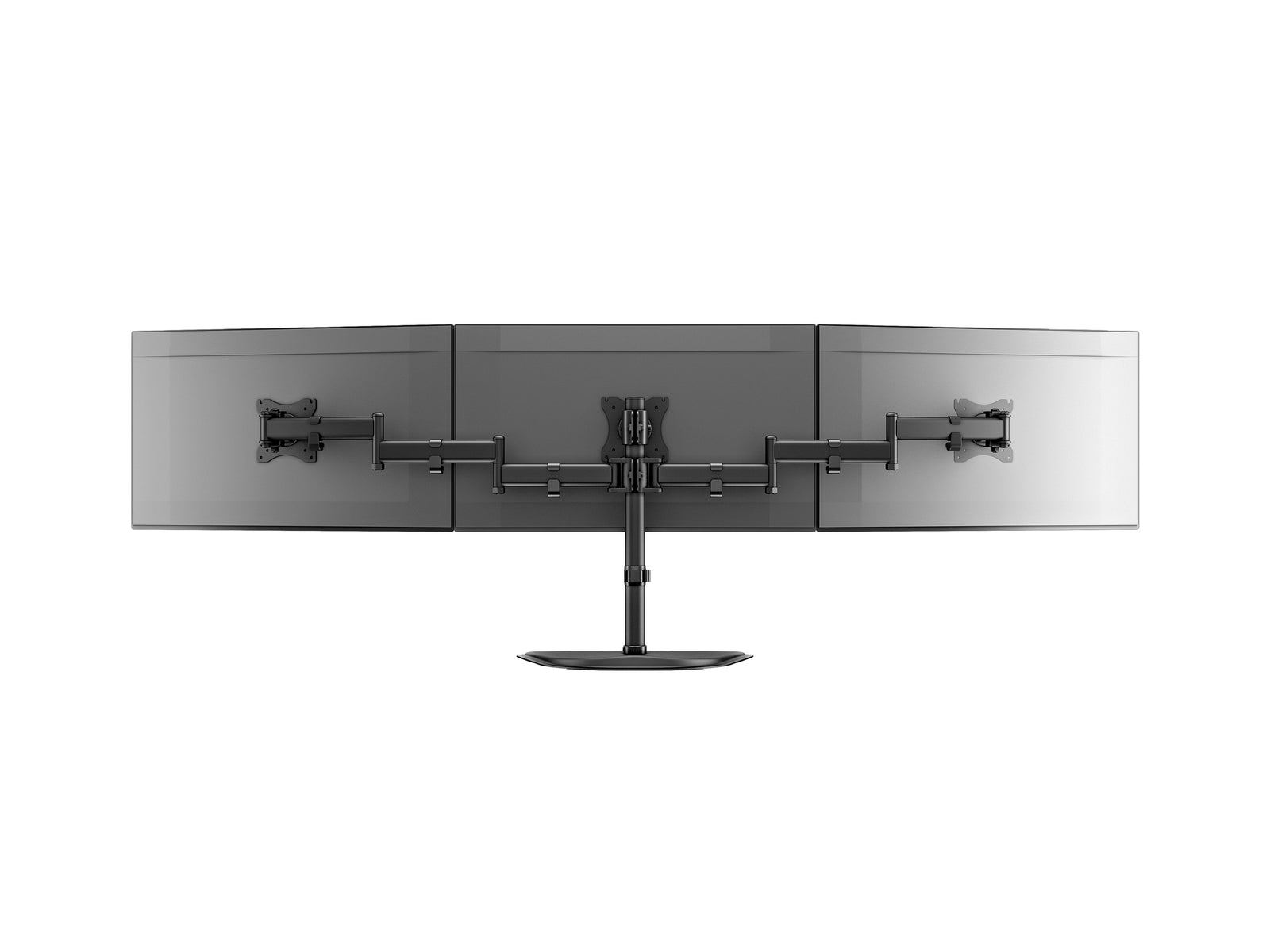 Multibrackets M Deskstand Basic Triple Monitor Desk Mount - 15"-27" Monitors Monitor Arm Desk Mount Multibrackets