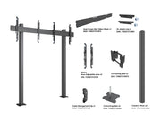Multibrackets MBFM2x1U M Floorstands Column Pro - (32"-65") Floor Stand Multibrackets