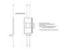 Multibrackets M Pro Series Enclosure 65" Floor to Ceiling Mount B2B Medium - 3m Length Signage Display Enclosures Multibrackets
