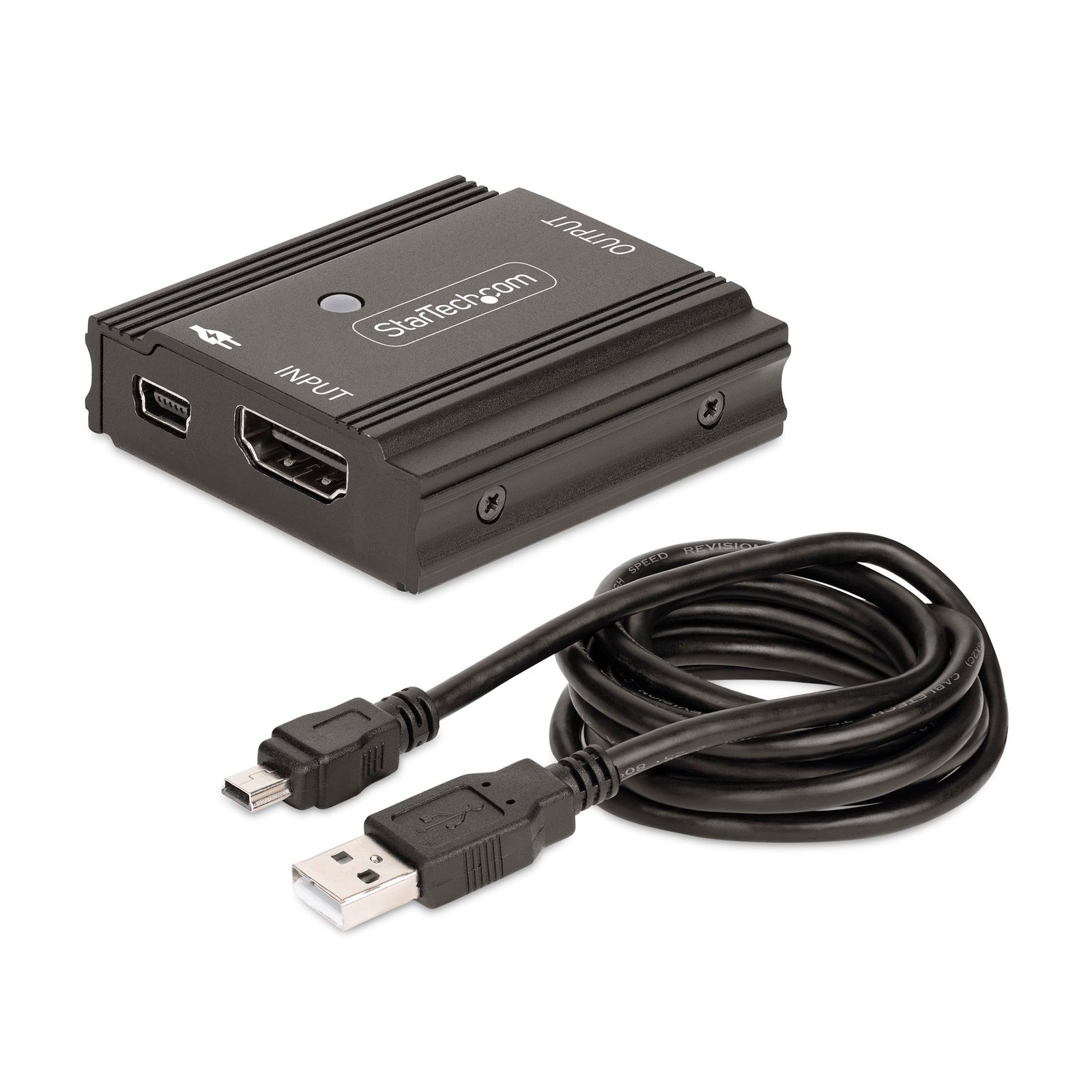 StarTech 33FT-8K-HDMI-BOOSTER 33ft (10m) 8K 60Hz HDMI Signal Booster, Active HDMI 2.1 Inline Repeater and Video Signal Amplifier up to 8K 60Hz/4K 144Hz, Compact HDMI Cable Extender AV Extender Startech