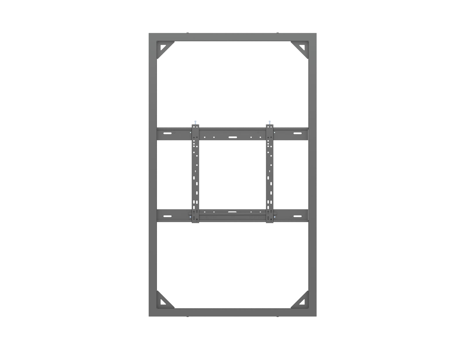 Multibrackets M Pro Series Enclosure 65" High Brightness Wall Medium Black Signage Display Enclosures Multibrackets