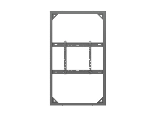 Multibrackets M Pro Series Enclosure 65" High Brightness Wall Medium Black Signage Display Enclosures Multibrackets